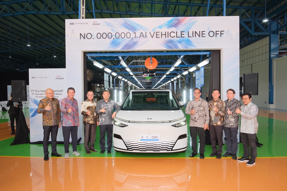XPENG Resmikan Perakitan Mobil Listrik Pertama di Purwakarta